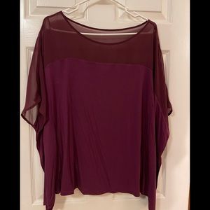 NWT Burgundy Top from WHBM